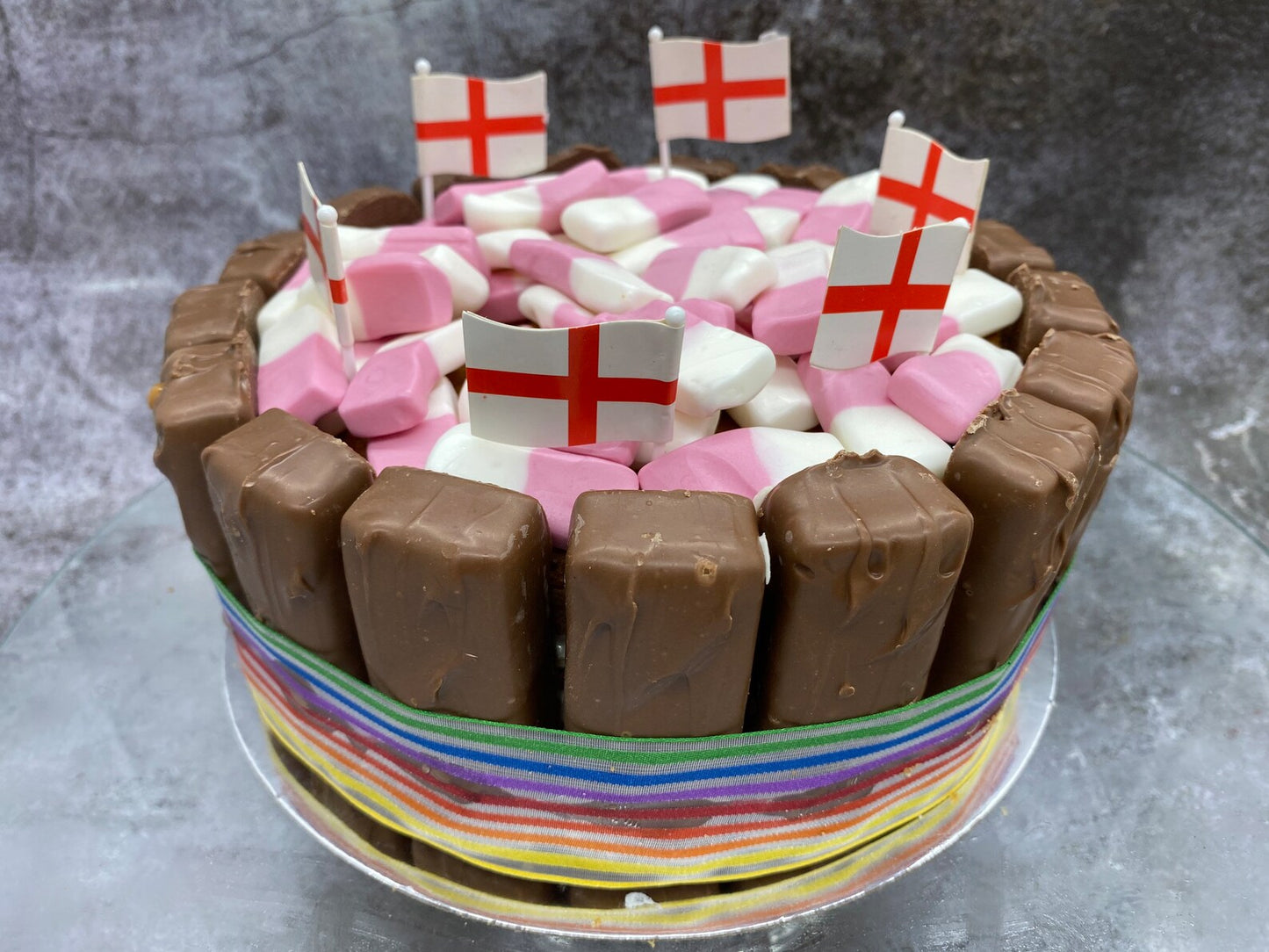 Mars Bar & Squashies Cake