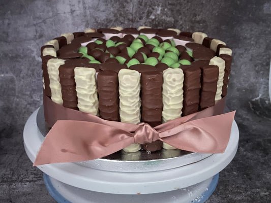 Twix & Aero Mint Cake